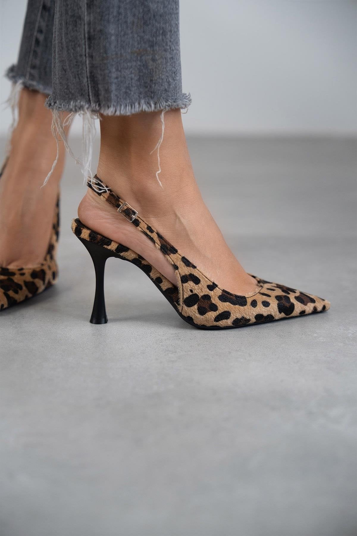Ania - Décolleté Con Punta Affusolata E Stampa Leopardata