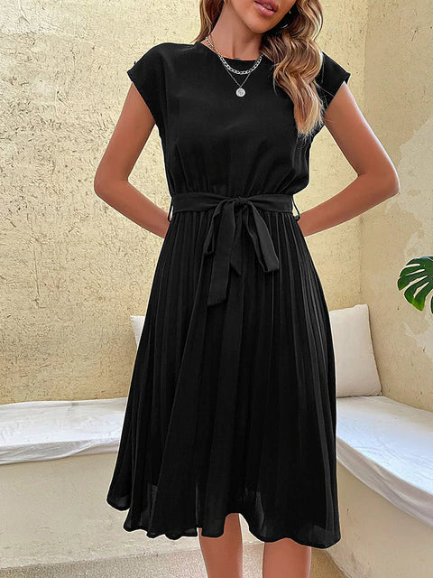 Modna letnia sukienka - Felina-Czarny-S-Trend Polska