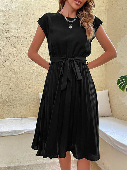 Modna letnia sukienka - Felina-Czarny-S-Trend Polska