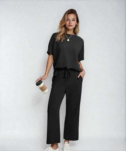 Monica Everyday Comfort Set - product detail view of breathable everyday wear set