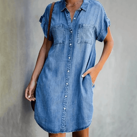 Héloïse – Robe chemise midi femme