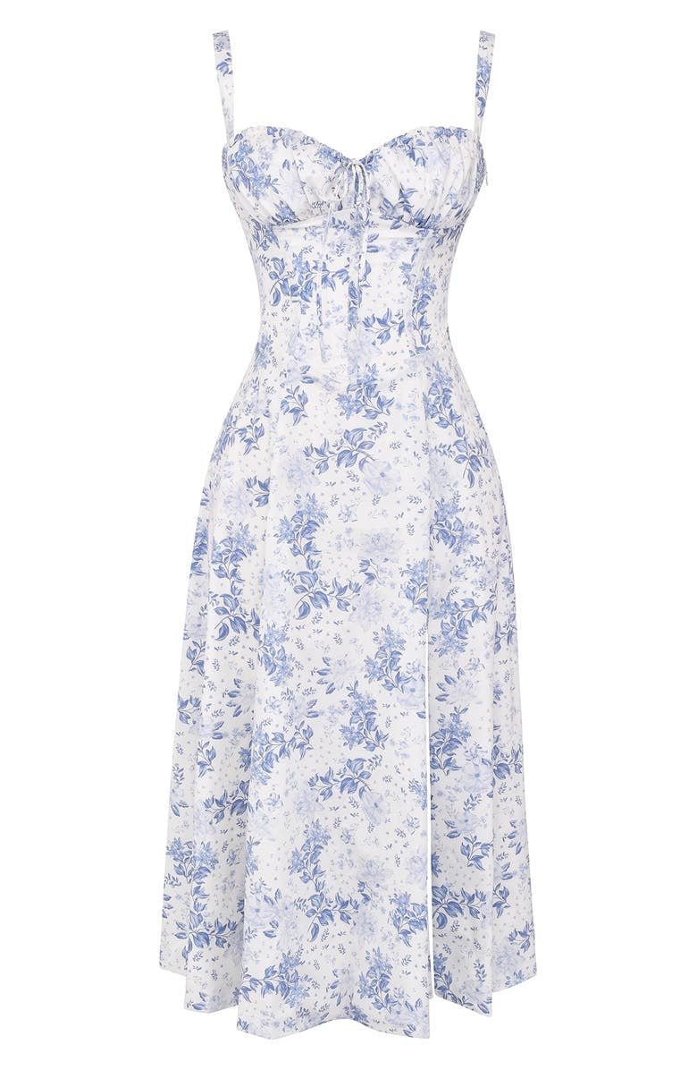Mathilde – Robe midi à corset femme