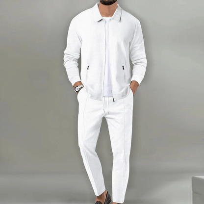Zaren - Giacca e pantaloni testurizzati