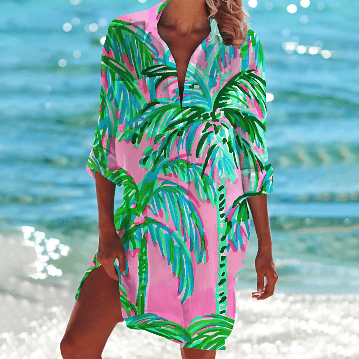 Léna – Blouse à imprimé femme