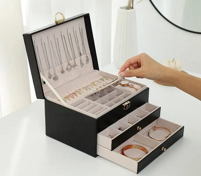 Luxe Sieradendoos met Meerdere Lagen – Elegante Opbergbox voor Sieraden | Restfield