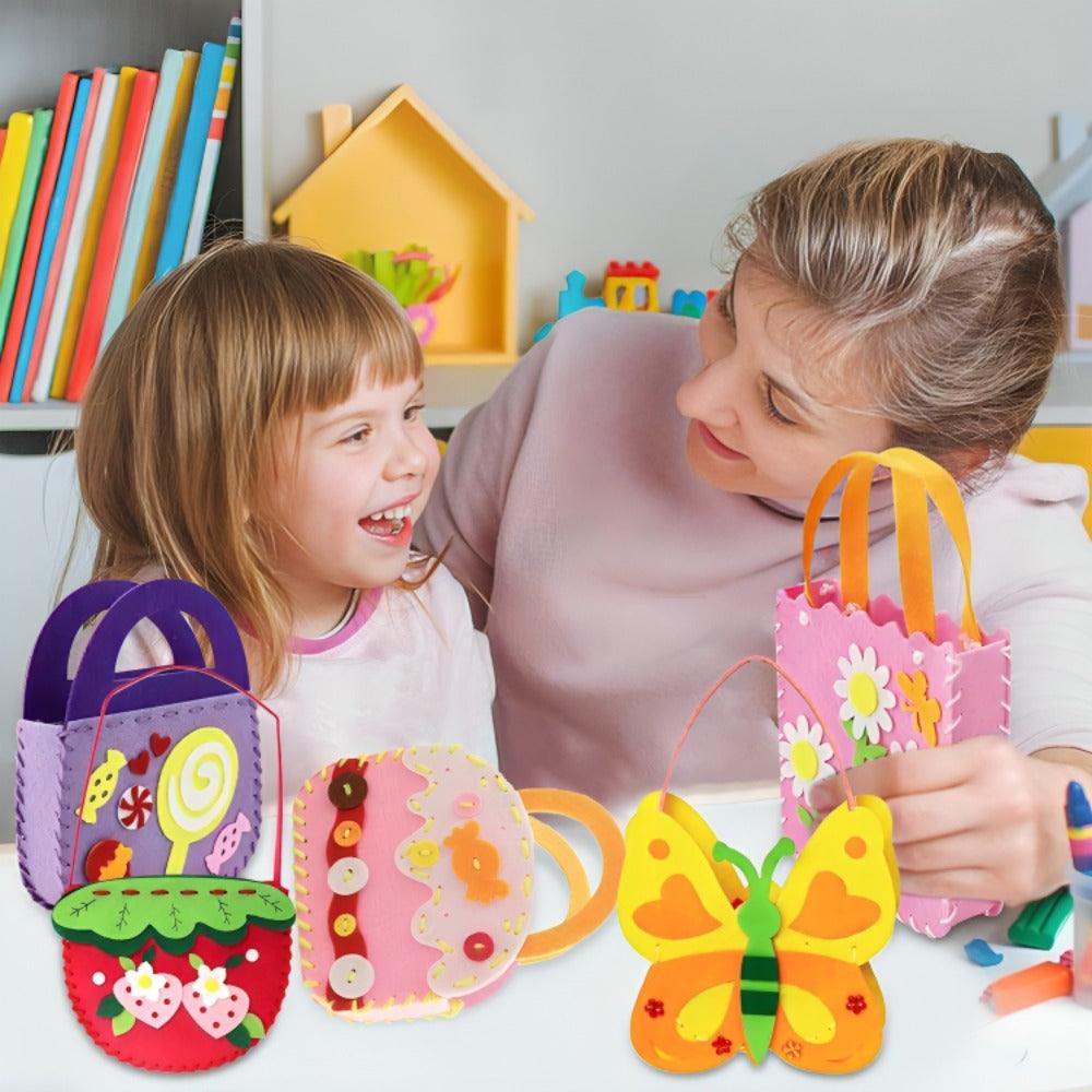 Naaiset Voor Kinderen - DIY Handtas Knutselset - 6 Tot 12 Jaar - Ukkenhuis