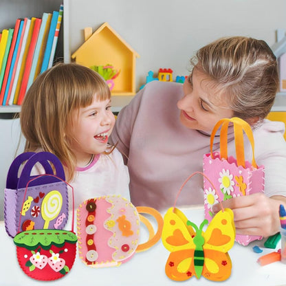 Naaiset Voor Kinderen - DIY Handtas Knutselset - 6 Tot 12 Jaar - Ukkenhuis