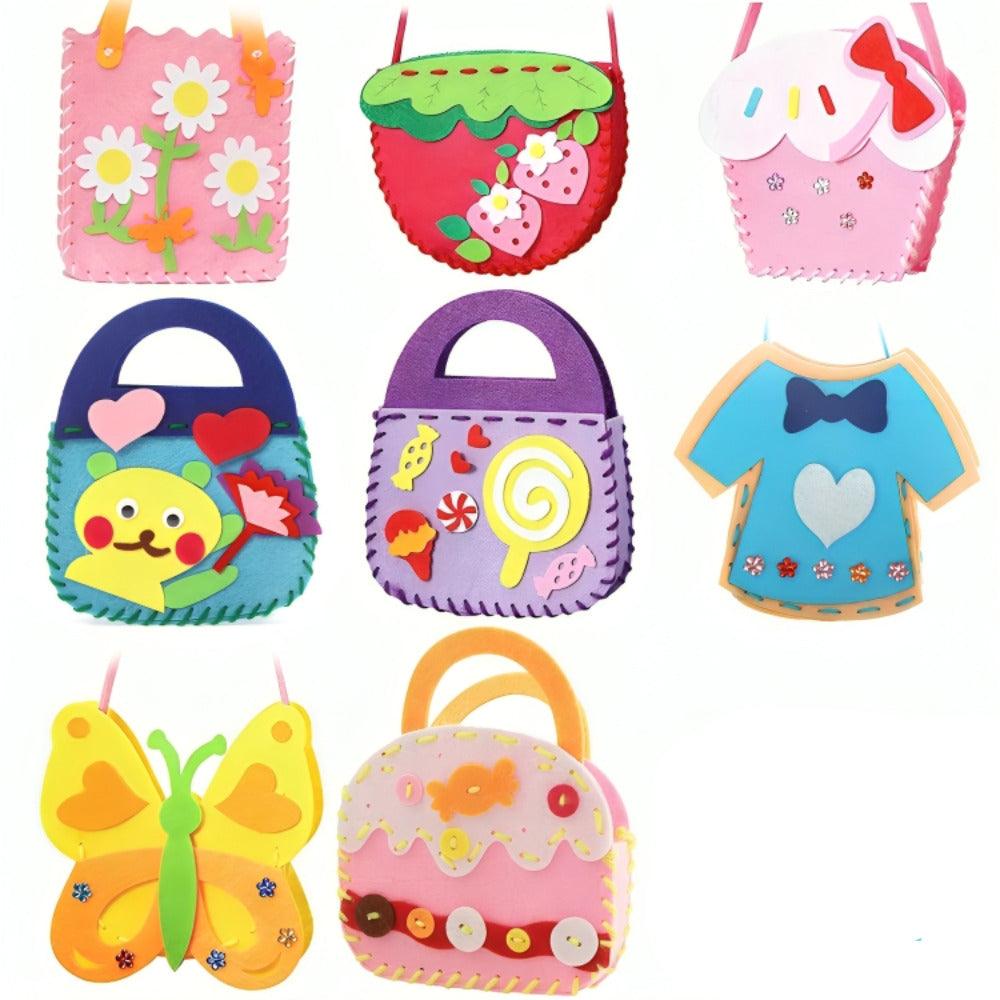 Naaiset Voor Kinderen - DIY Handtas Knutselset - 6 Tot 12 Jaar - Ukkenhuis