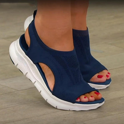 Mesh Plateau-Sandalen für Damen – Nova