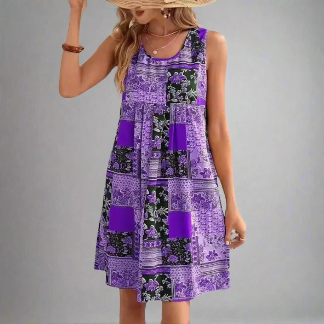 Natalia | Damen Feminines Boho Minikleid