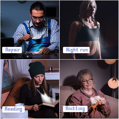 LED Neklamp – USB Oplaadbare Handsfree Leeslamp met 3 Lichtstanden
