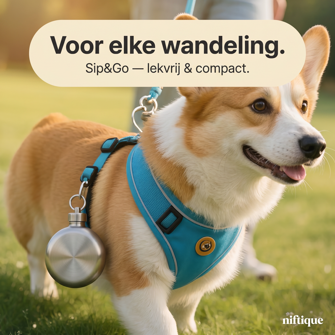 Sip&Go lekvrije waterfles voor onderweg