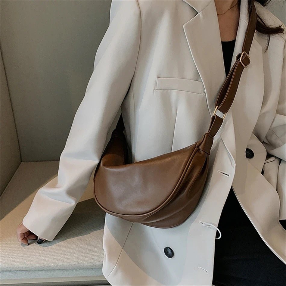 Nina | Bolsa de Couro Pequena Prática para Viagem Estilosa
