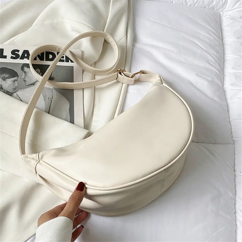 Nina | Bolsa de Couro Pequena Prática para Viagem Estilosa