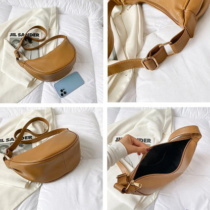 Nina | Bolsa de Couro Pequena Prática para Viagem Estilosa