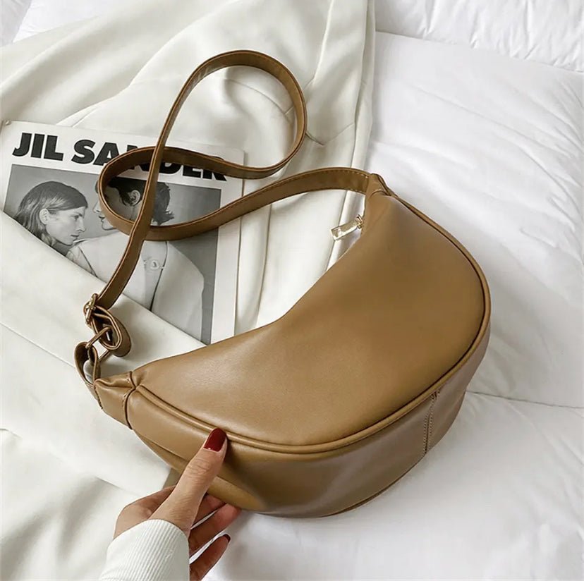 Nina | Bolsa de Couro Pequena Prática para Viagem Estilosa