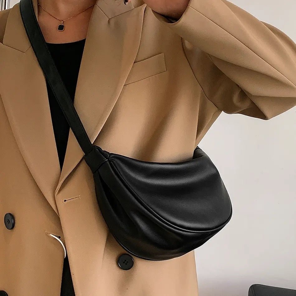 Nina | Bolsa de Couro Pequena Prática para Viagem Estilosa
