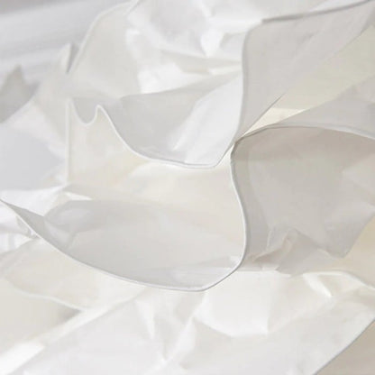 Papier Pendelleuchte rund, Hängeleuchte Papier weiß modern