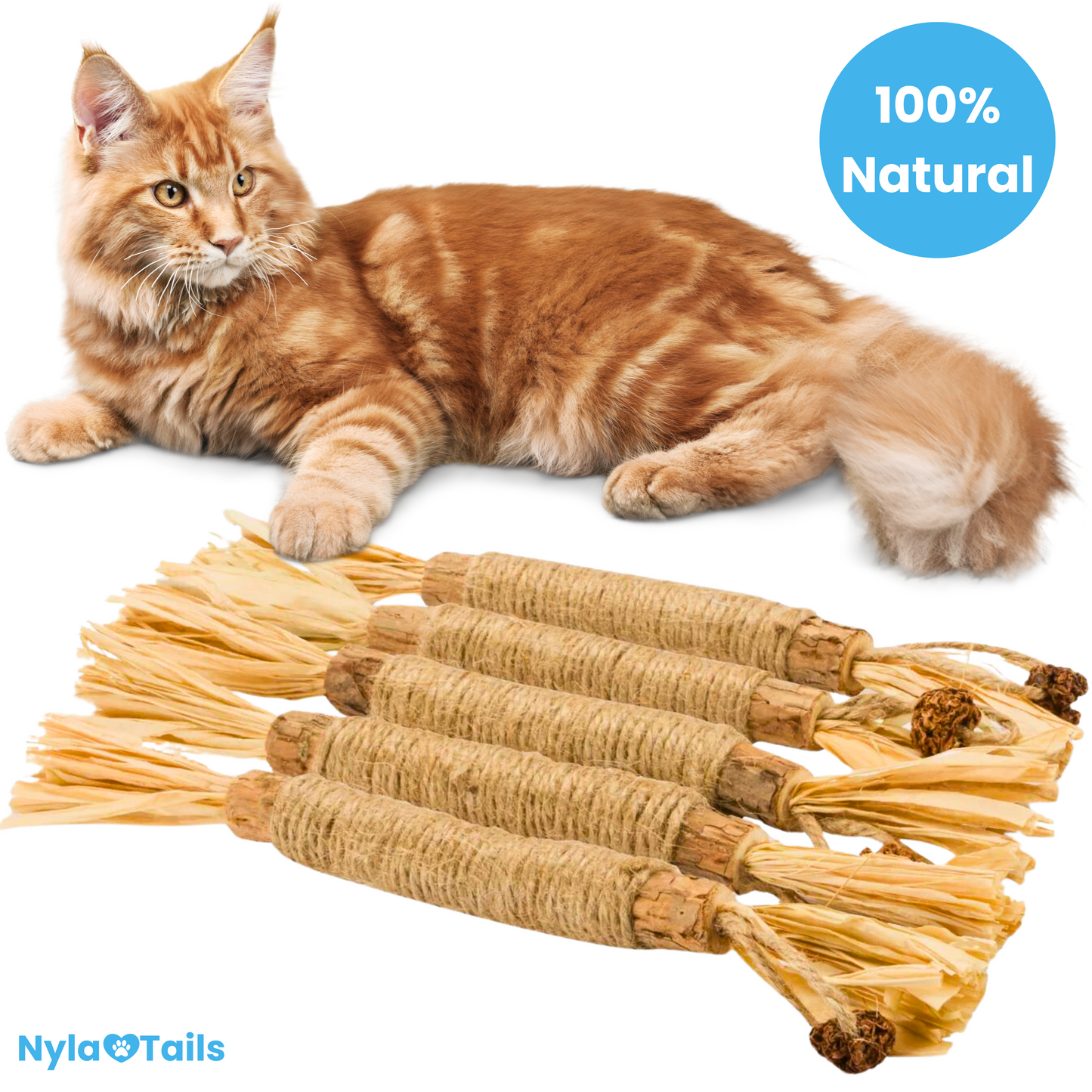 NylaTails Silvervine Dental Stick