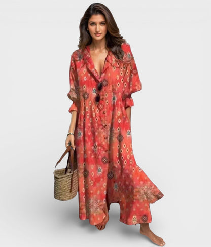 Lidija | Boho maxi haljina