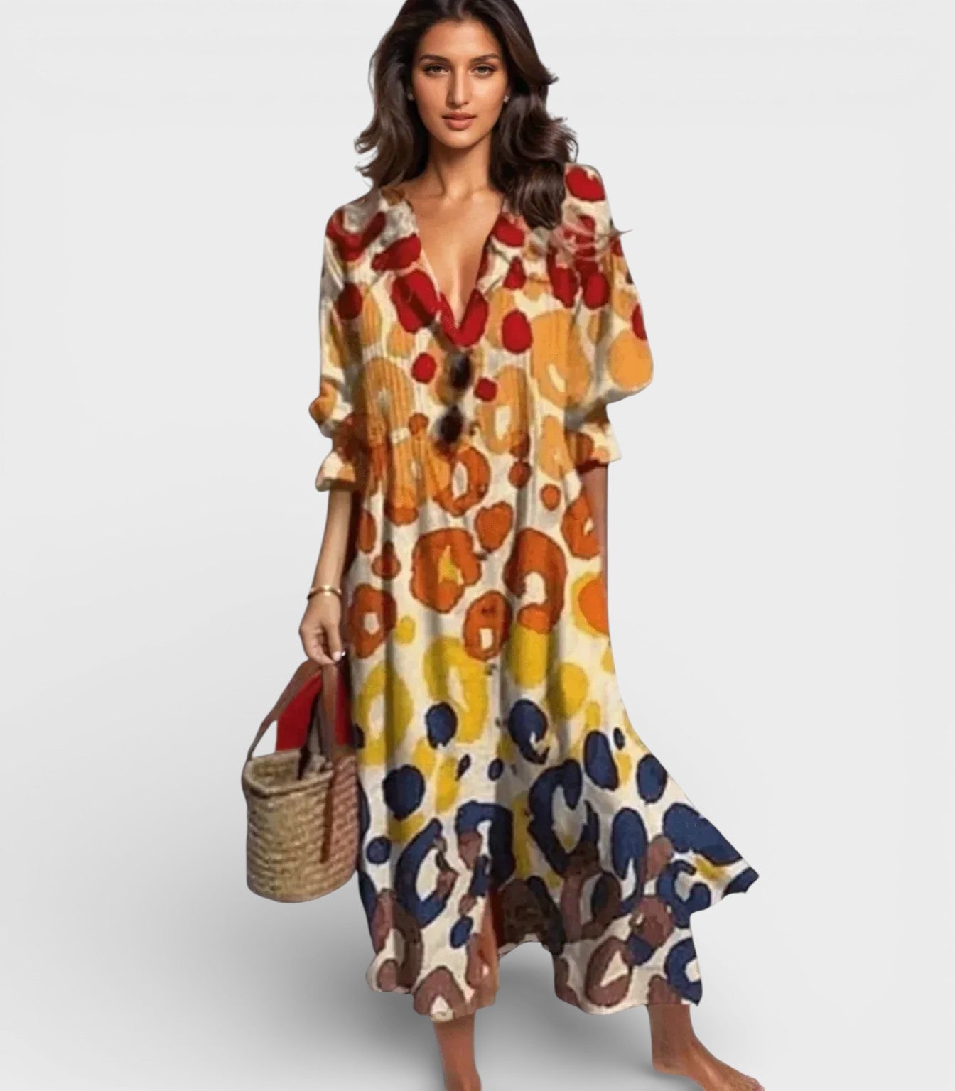Lidija | Boho maxi haljina