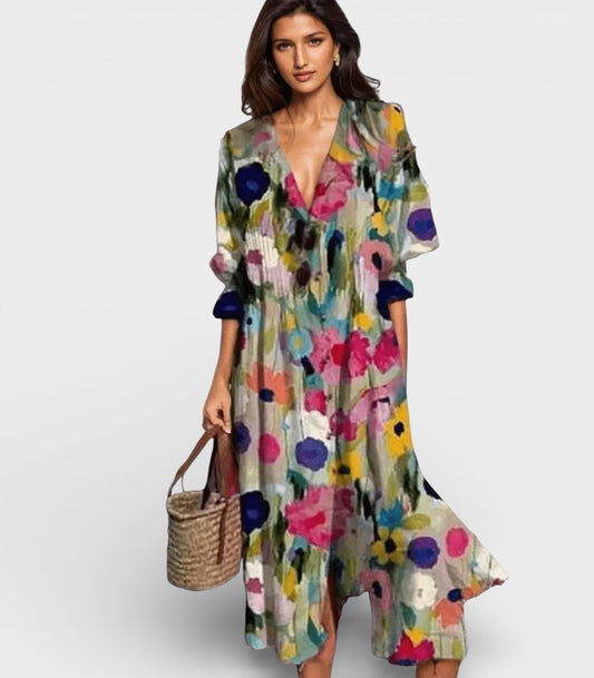 Lidija | Boho maxi haljina