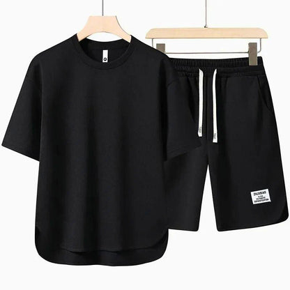 Hugo – Ensemble deux pièces t-shirt et short à taille à cordon homme
