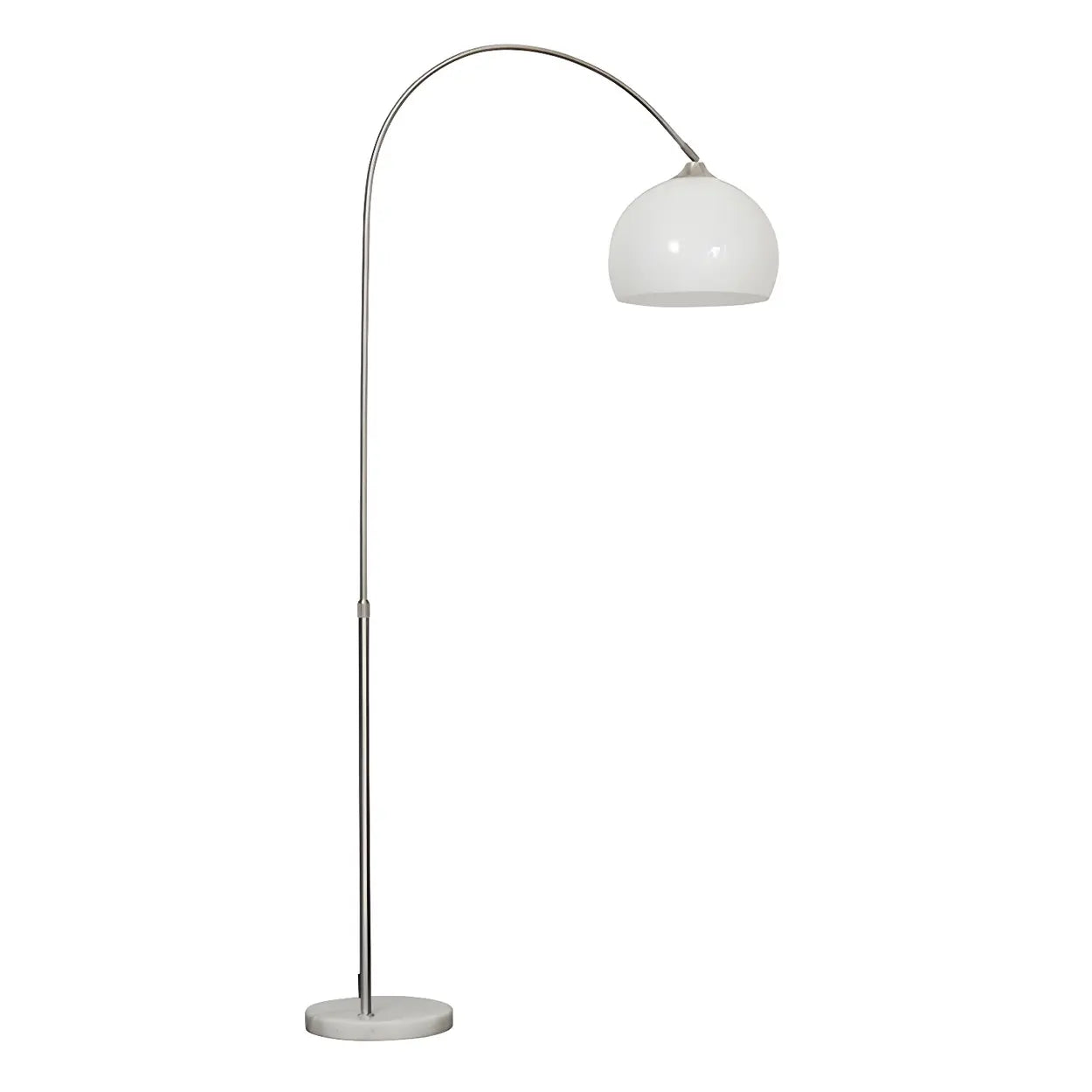 Moderne Boog Vloerlamp met Acryl Koepelkap en Metalen Frame 220 cm Hoog voor Woonkamer en Leeshoek | Restfield