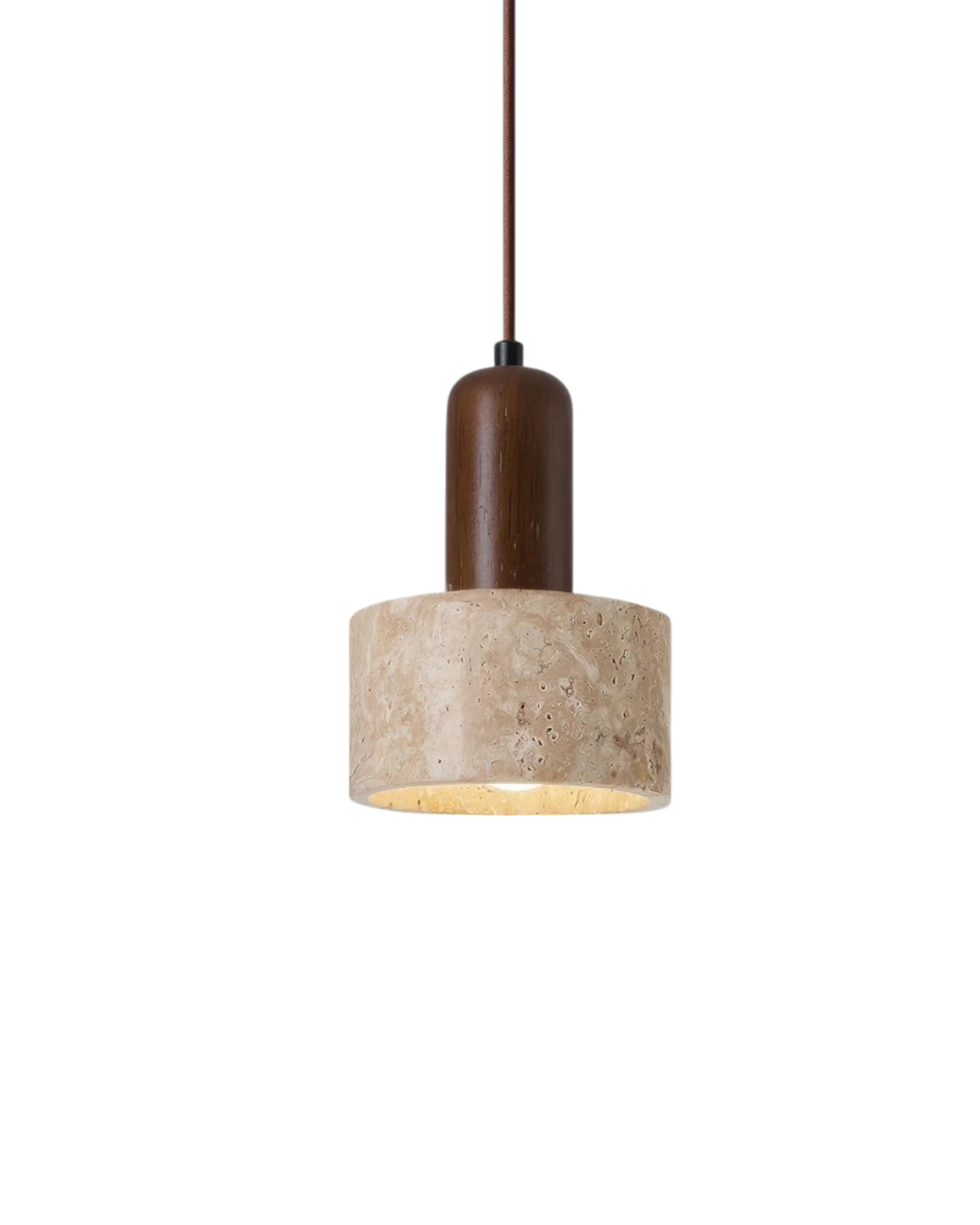 Stylowa Lampa Wisząca z Efektem Kamienia