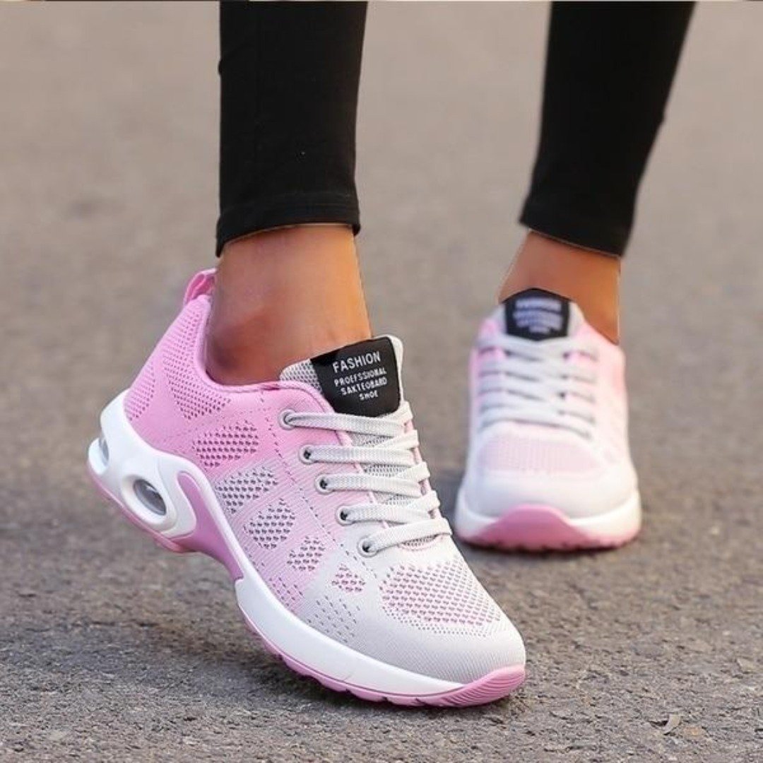 Orthopaedic Shoes - Lupus-Grey/Pink-4-Nora Luxe