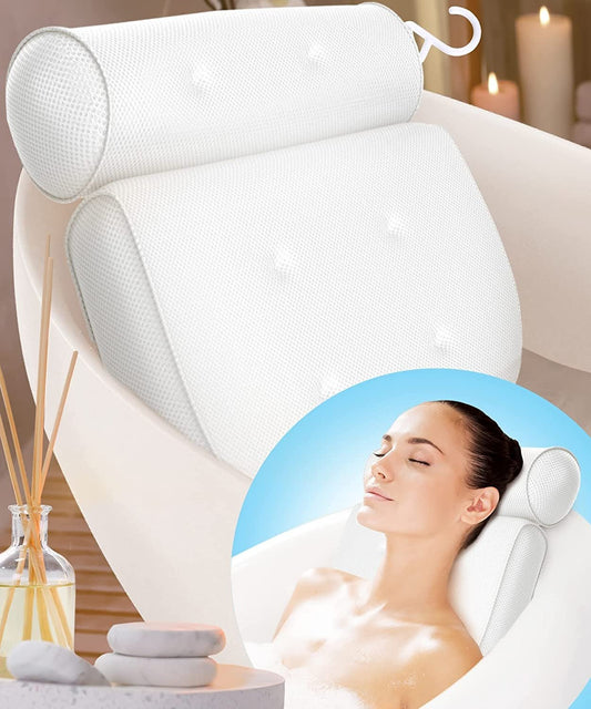 Ergonomisches Badekissen mit 3D-Netz-Technologie – Nackenstütze Zorenza