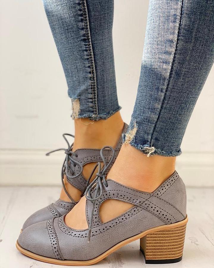 Ortopedyczne Buty Vintage - Lucia-Szary-35-Trend Polska
