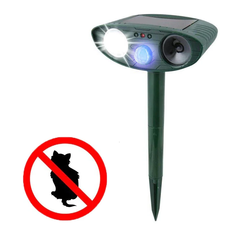 Ultrasonic Solar Repeller for Dogs – Deter Canines Within 48 Hours