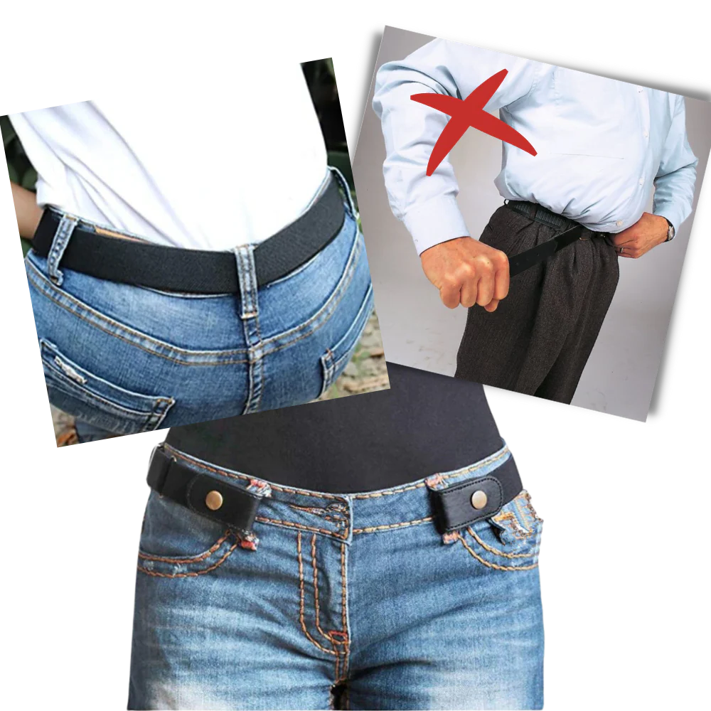 Elastic Belt without Buckle