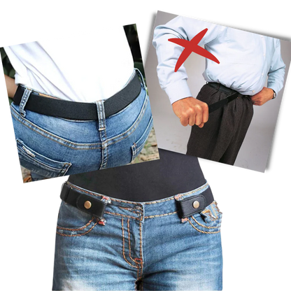 Elastic Belt without Buckle