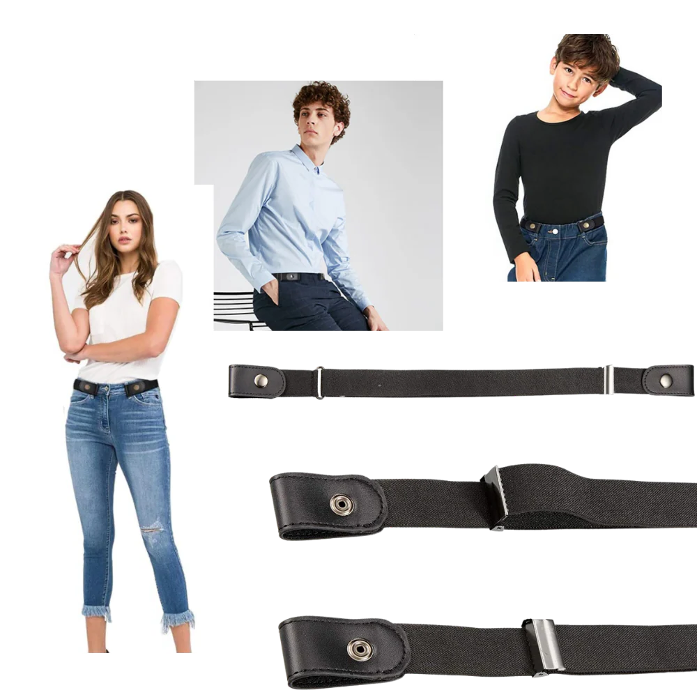 Elastic Belt without Buckle