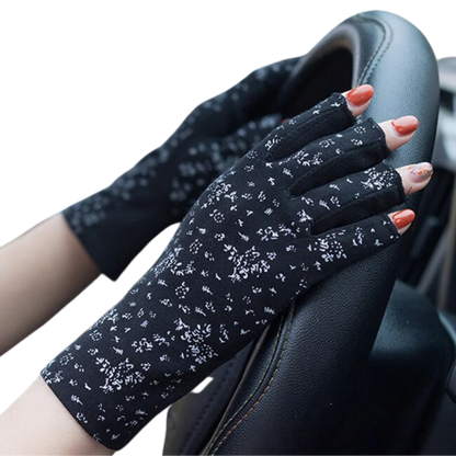 UV-Resistant Cotton Gloves for Sun Protection – Fashionable Design
