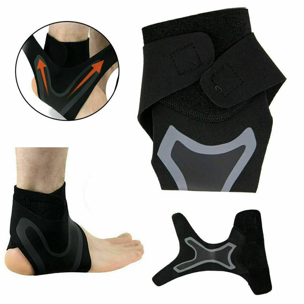 Compression Sleeve Support for Ankle with Plantar Wrap