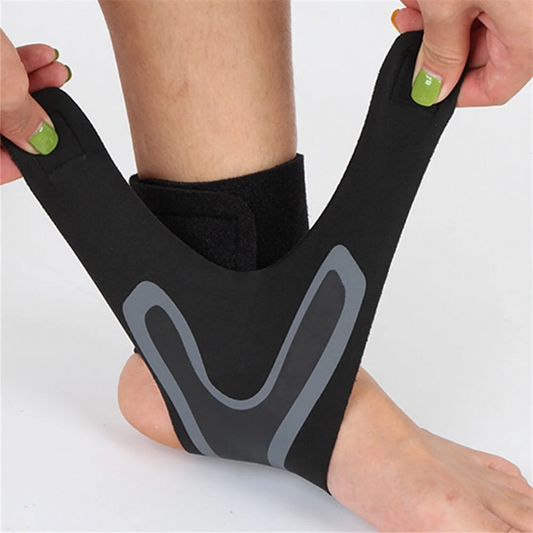 Compression Sleeve Support for Ankle with Plantar Wrap