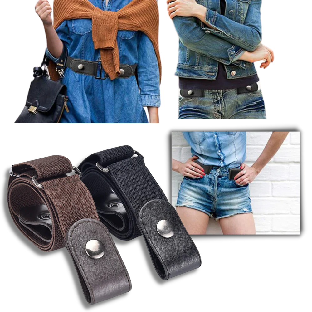 Elastic Belt without Buckle