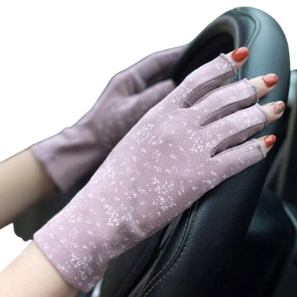 UV-Resistant Cotton Gloves for Sun Protection – Fashionable Design