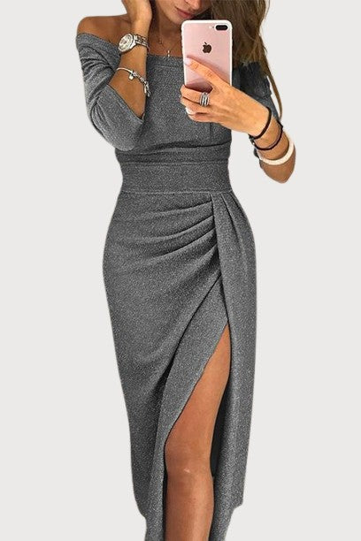 Oline | Off-shoulder Maxi Dress