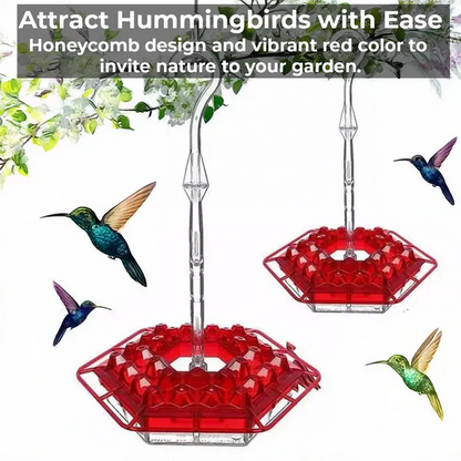 Hummingbird Feeder with 30 Ports – Ant-Resistant and Bee-Proof