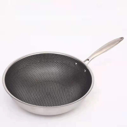 KitchenMaster - Poêle à frire antiadhésive en acier inoxydable KitchenMaster