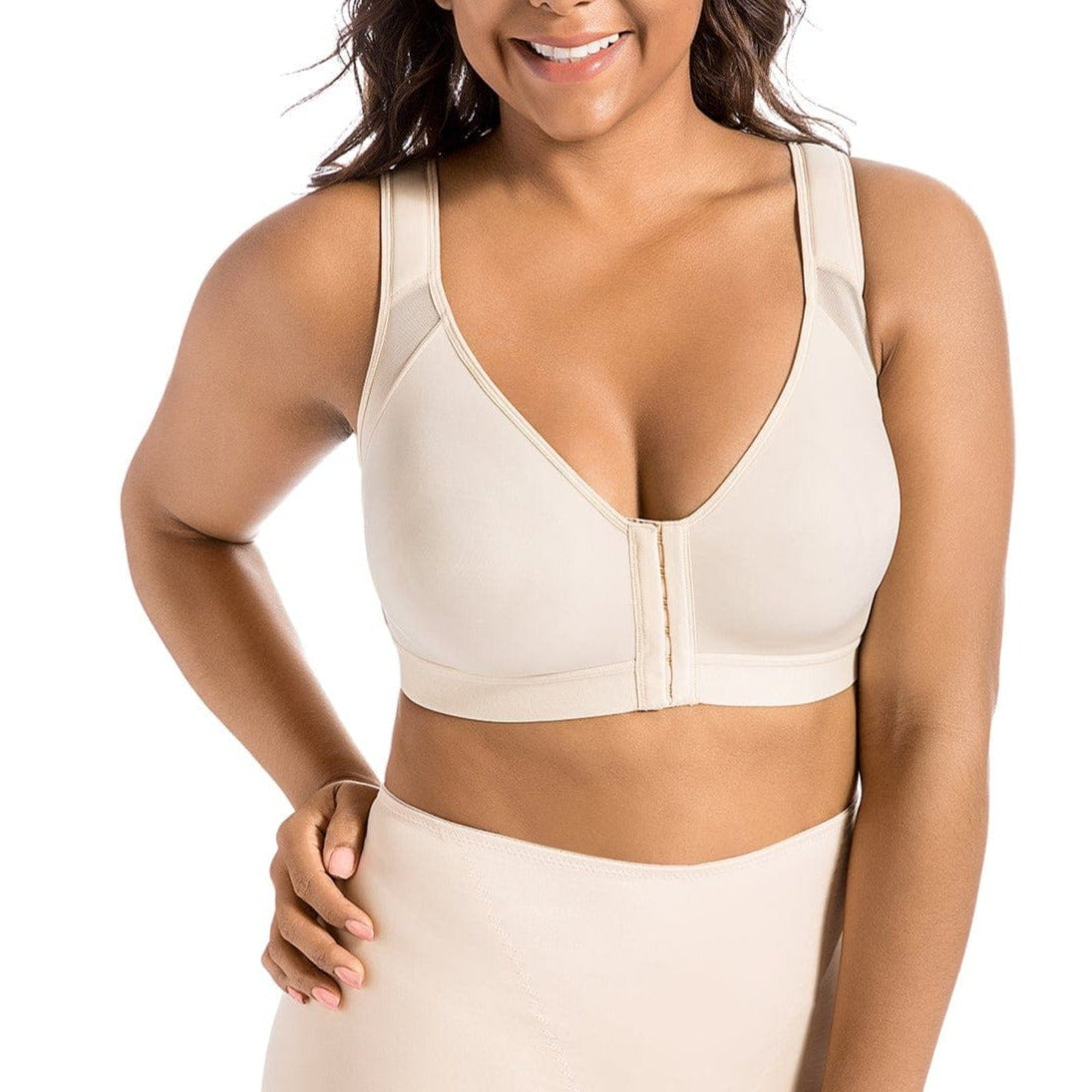 Biustonosz Zapinany Z Przodu Plus Size