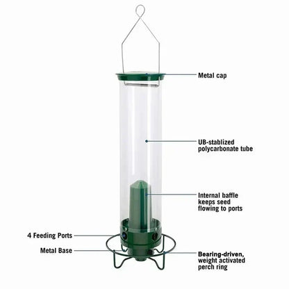 Bird Feeder Designed to Prevent Squirrel Access