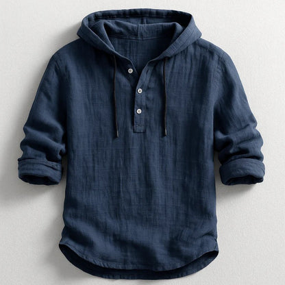 Camiseta hombre con capucha algodón transpirable – estilo moderno uso diario