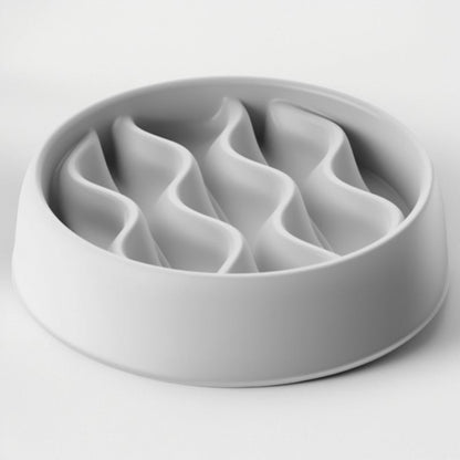 Slow Feeder Dog Bowl | Paw Print Anti-Choking Feeding Bowl
