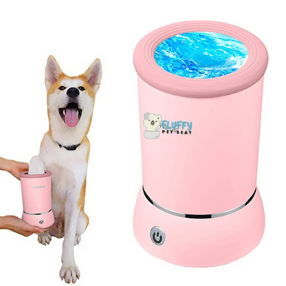 Fluffy paw cleanser