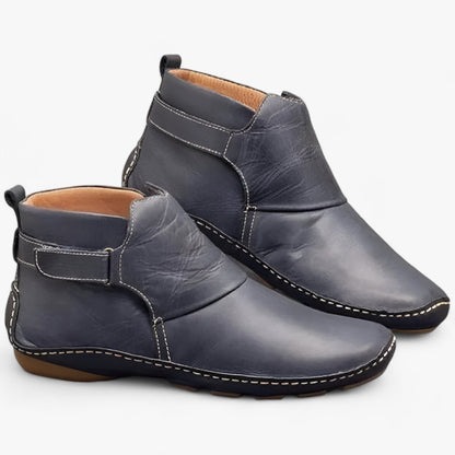 Women's Bohemian-Style Slip-On Ankle Boots